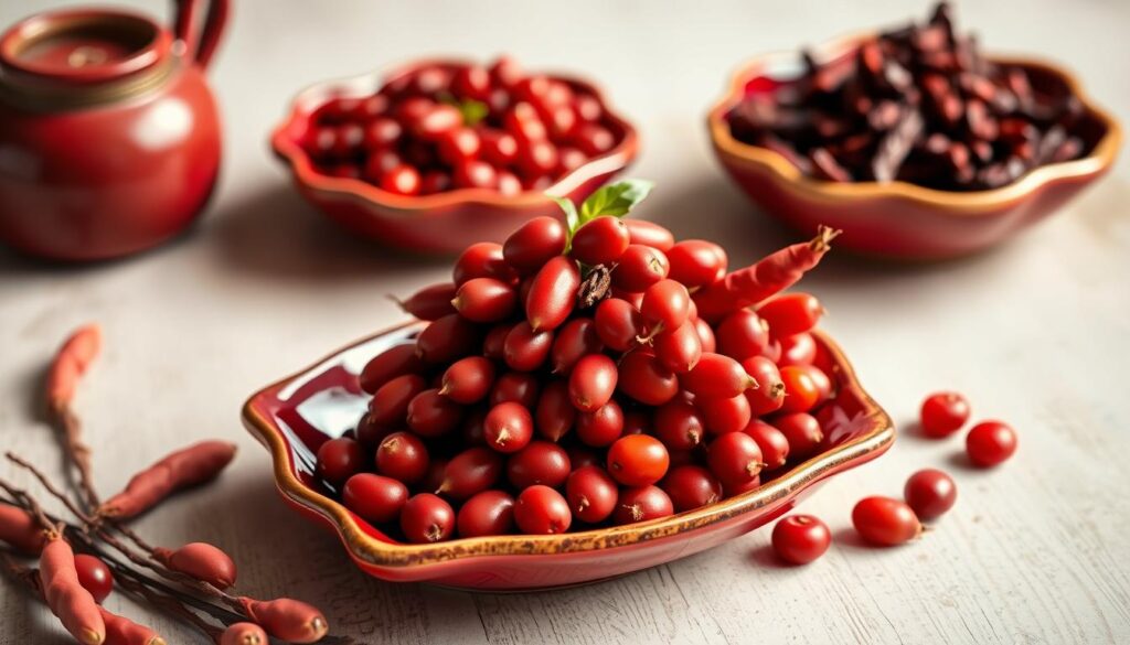 Camellia Beans Red Dishes