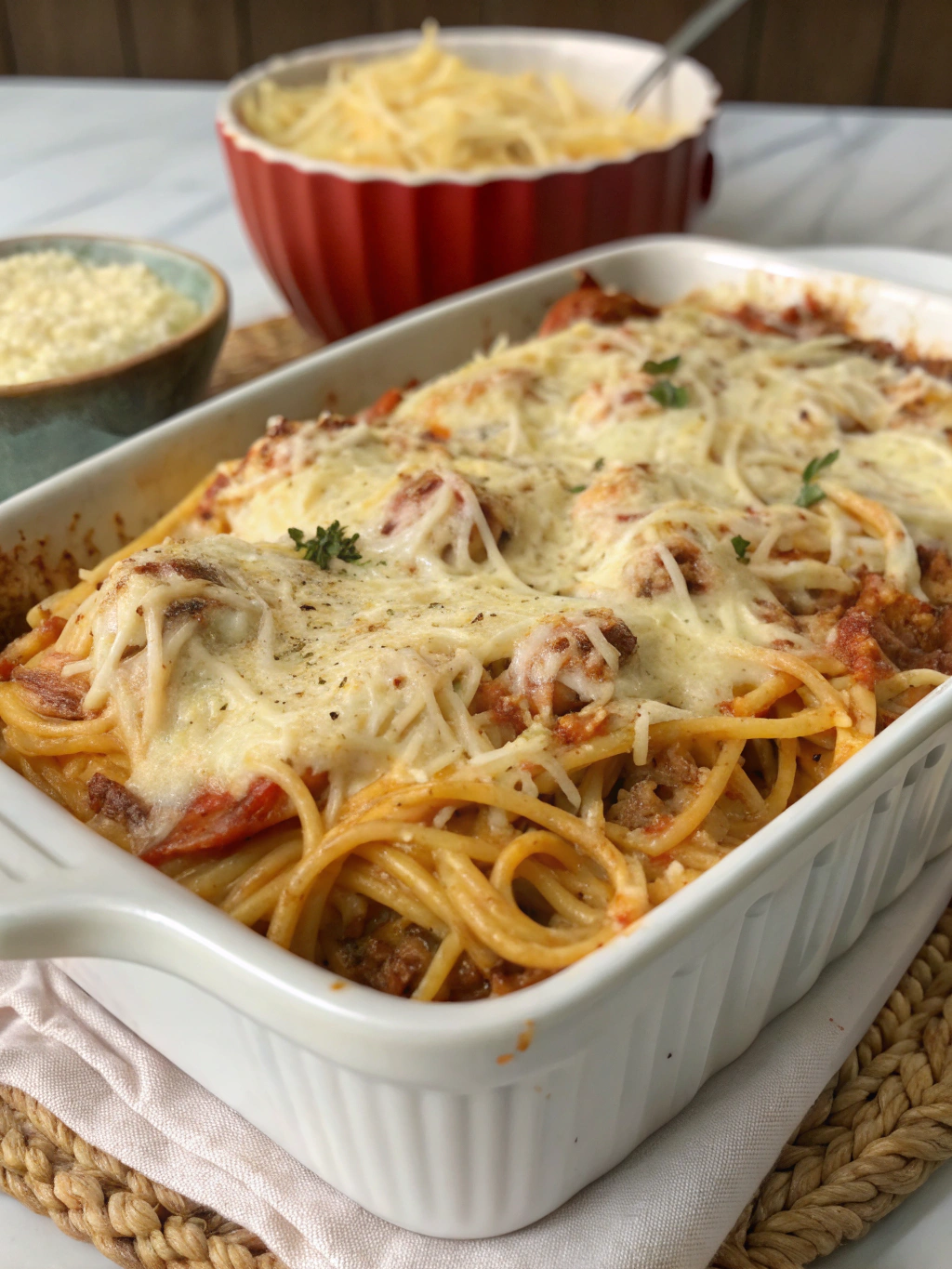 # Creamy Baked Spaghetti: The Ultimate Cheese-Loaded Pasta Casserole