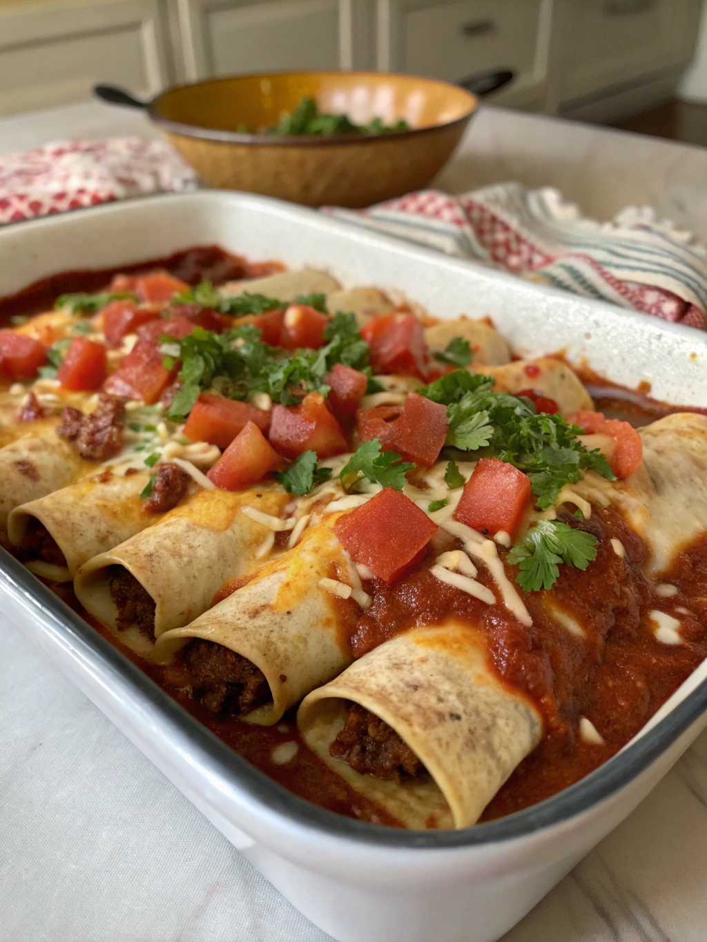 # Easy Homemade Ground Beef Enchiladas: A Family Favorite Recipe