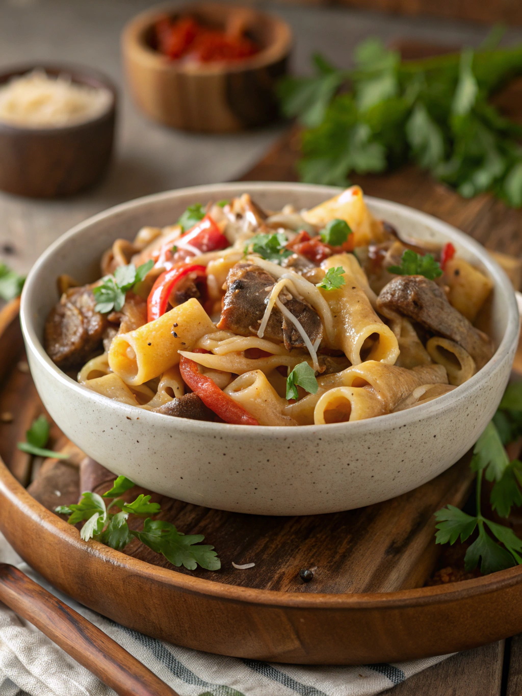 Easy One-Pot Philly Cheesesteak Pasta: A Comforting Weeknight Dinner