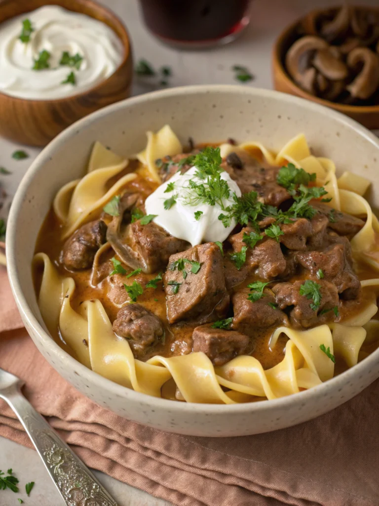 # Hearty Classic Beef Stroganoff: 30-Minute Russian Comfort Food