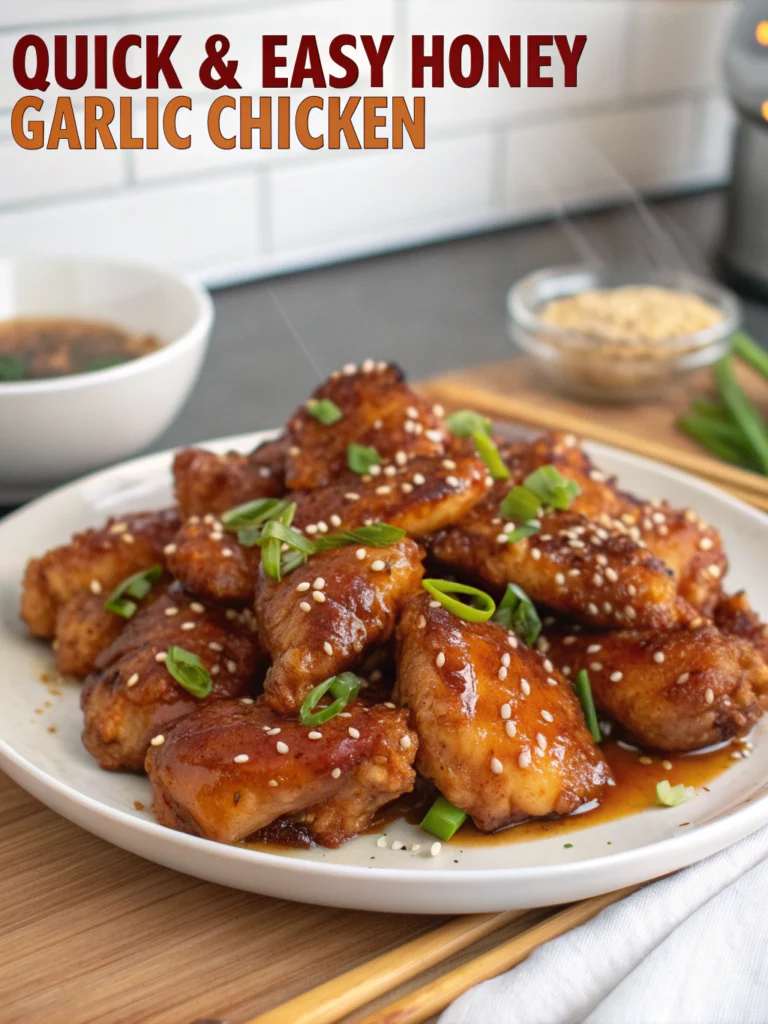 # Quick & Easy Honey Garlic Chicken: A 15-Minute Dinner Solution