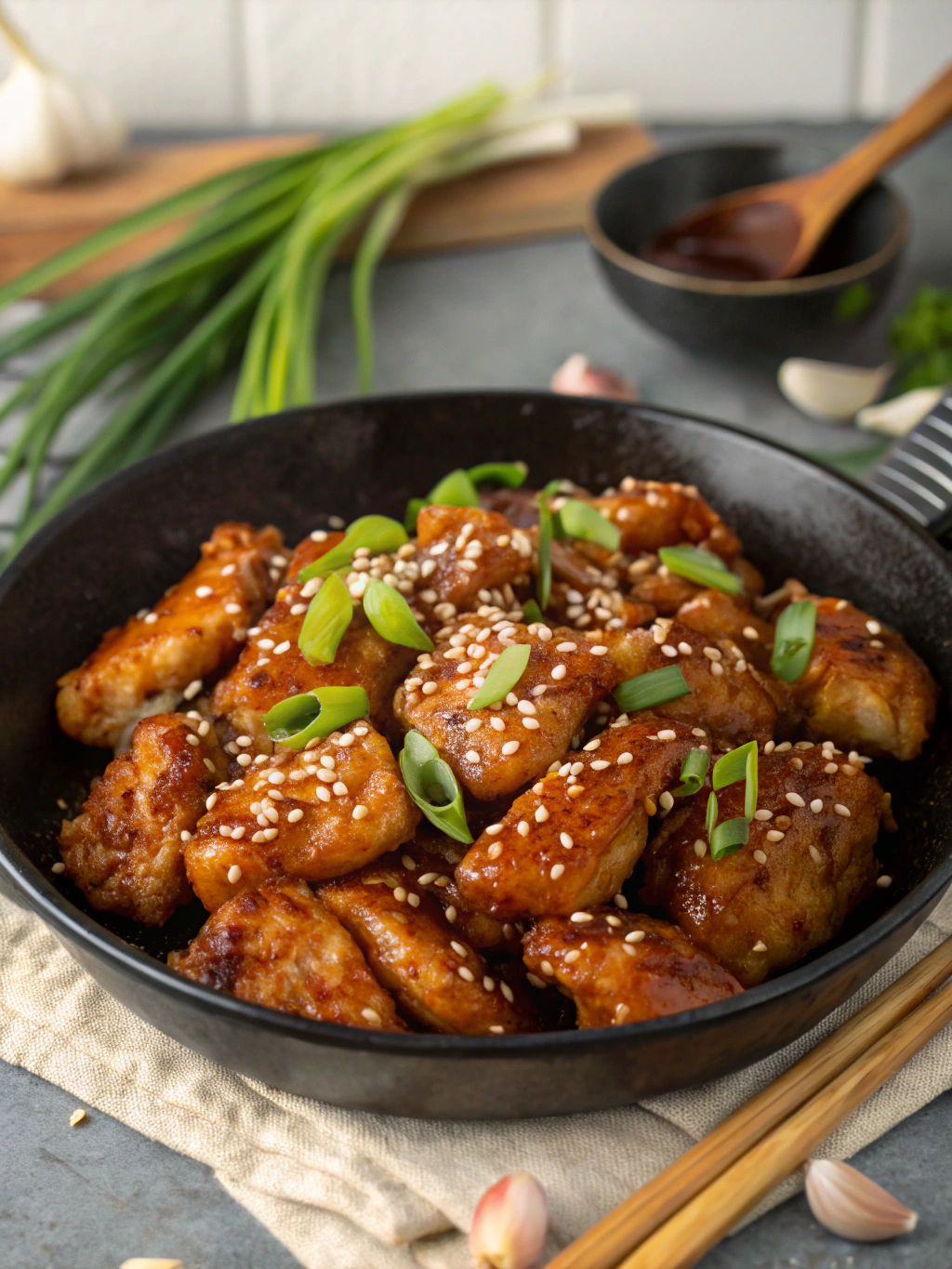 Quick Honey Garlic Chicken: Easy Weeknight Sticky Skillet Dinner