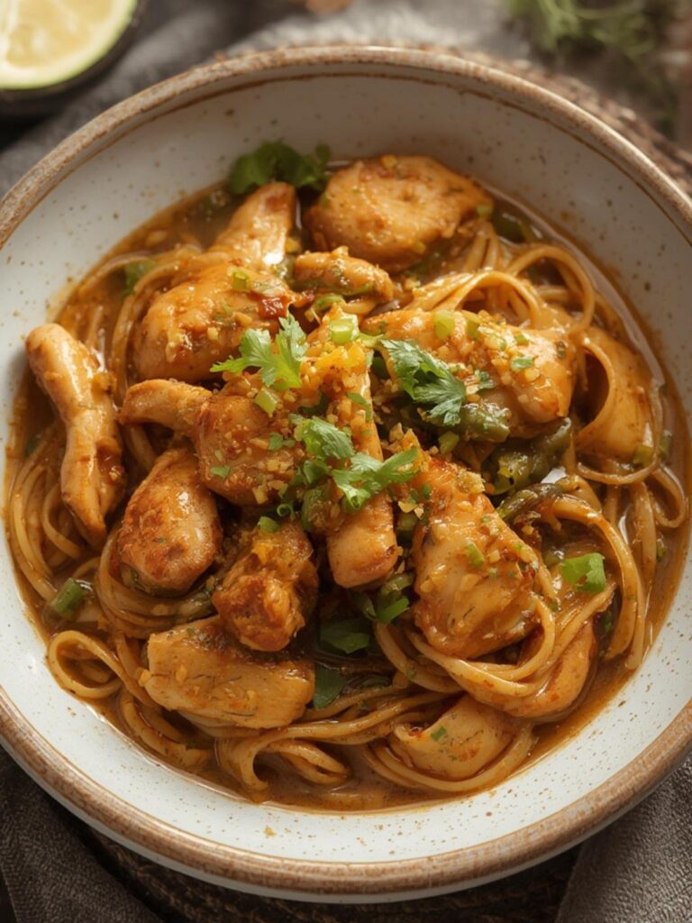 chicken and noodles recipe