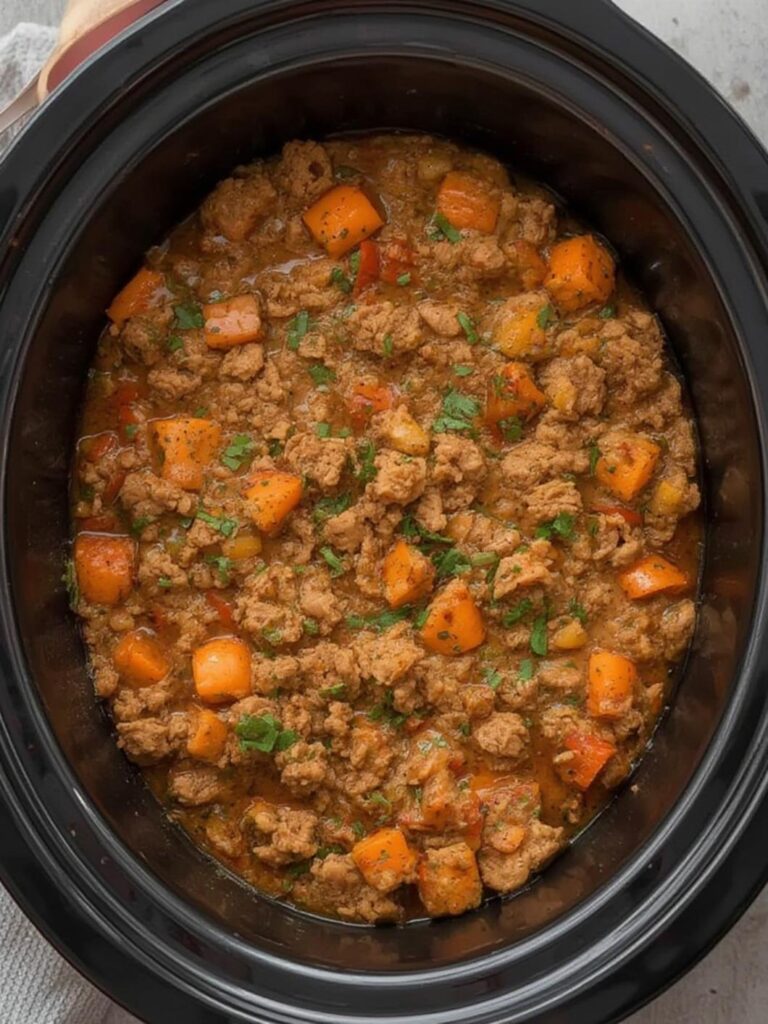 ground turkey crock pot recipes