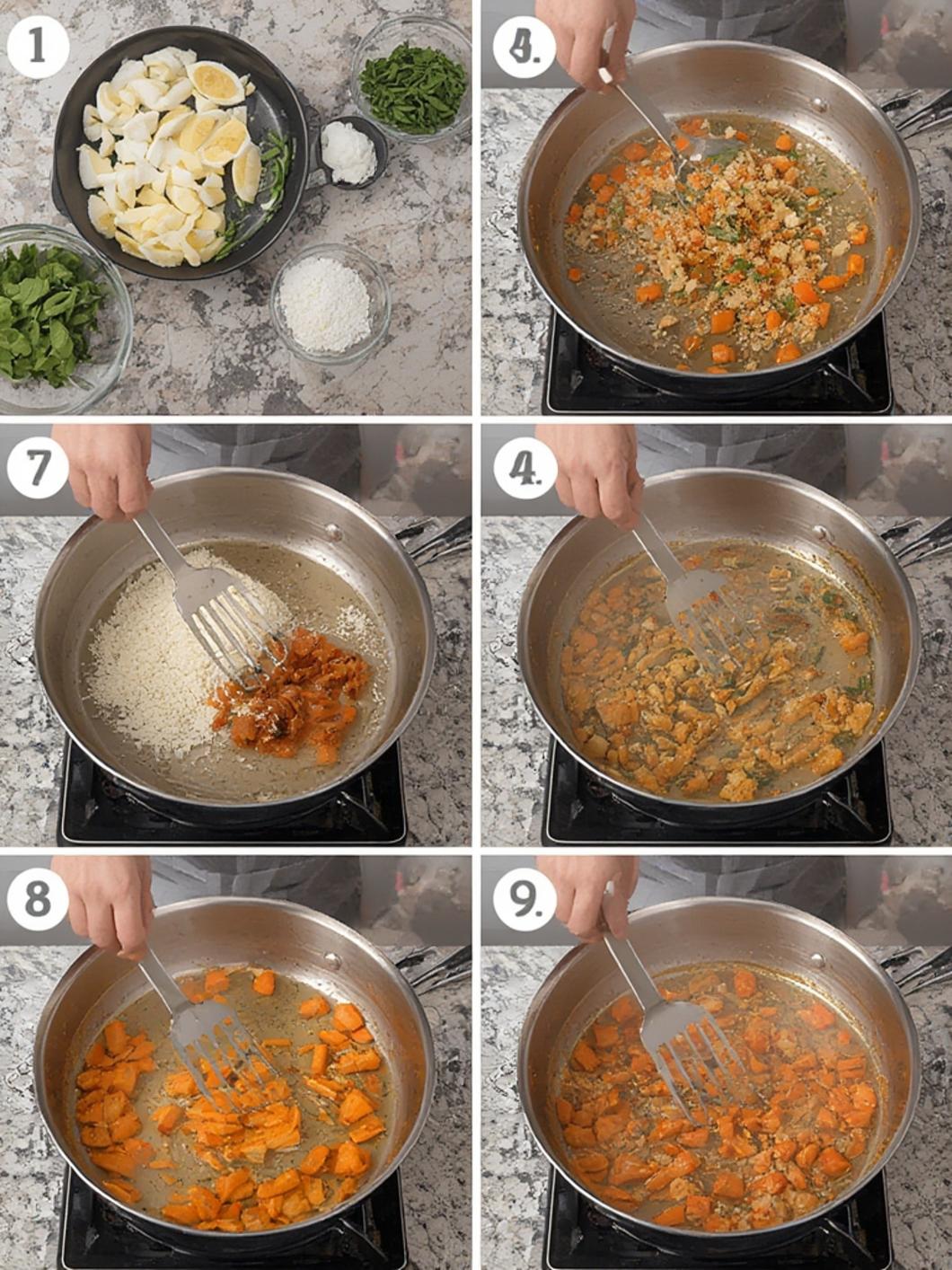 Step by step steak cooking