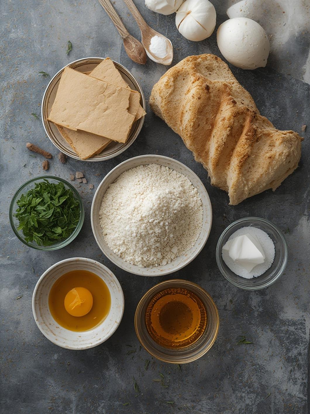 Ingredients for chicken wild rice soup
