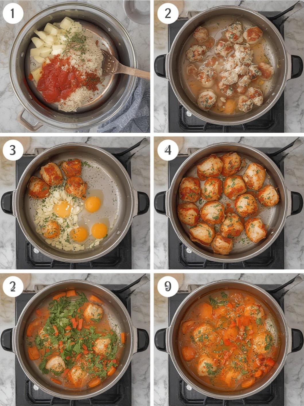 Making Albondigas Soup