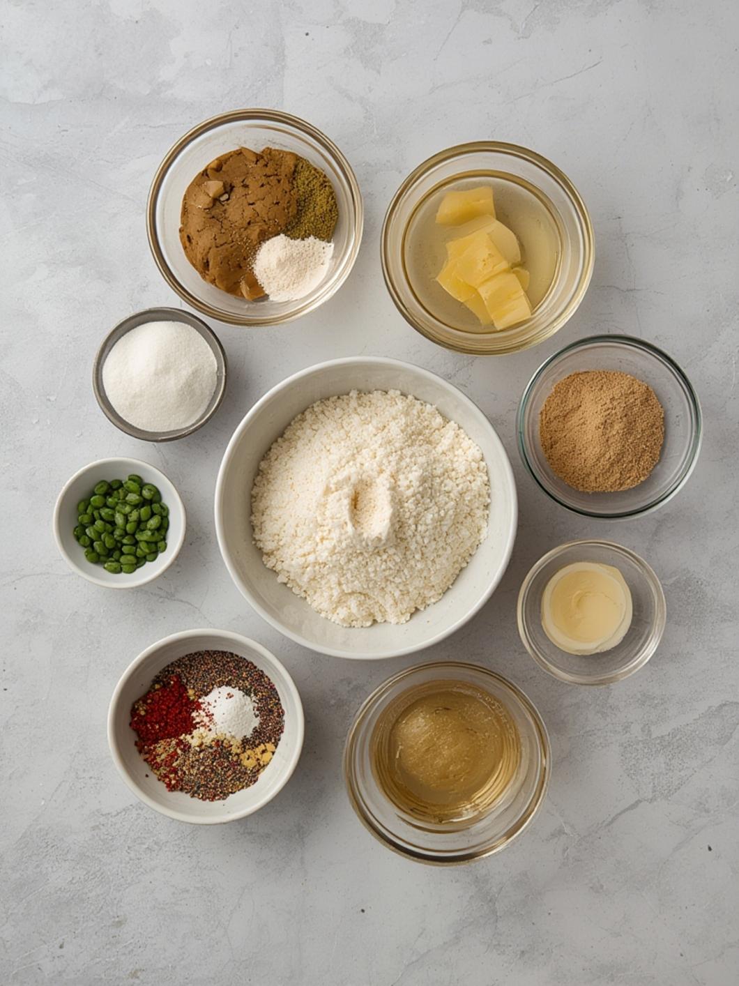 Ingredients for potato soup