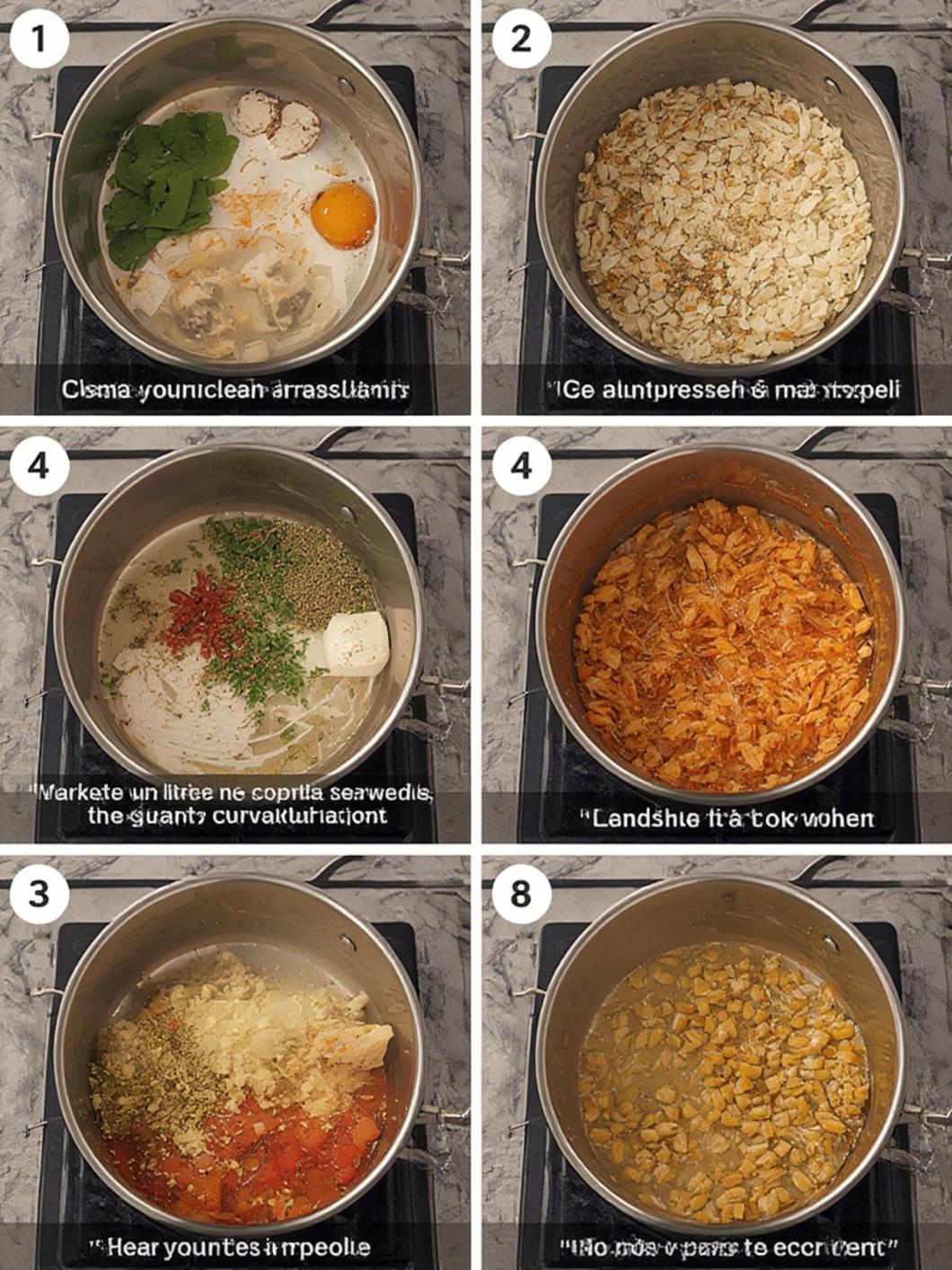 Cooking potato soup