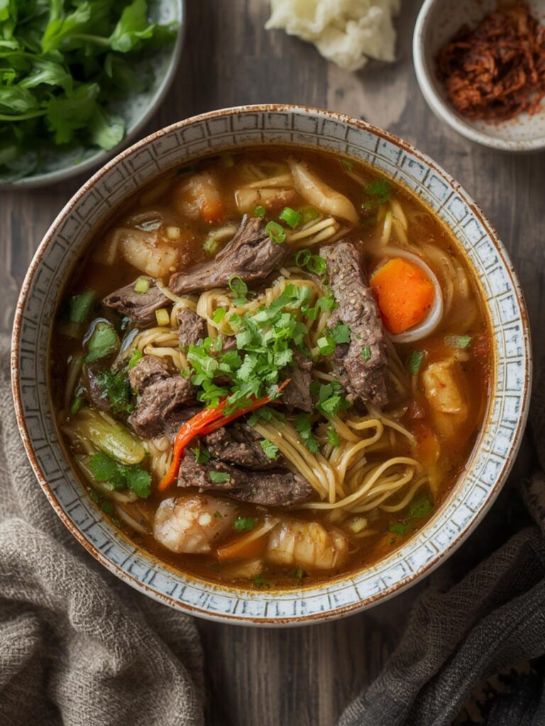 beef noodle soup recipe