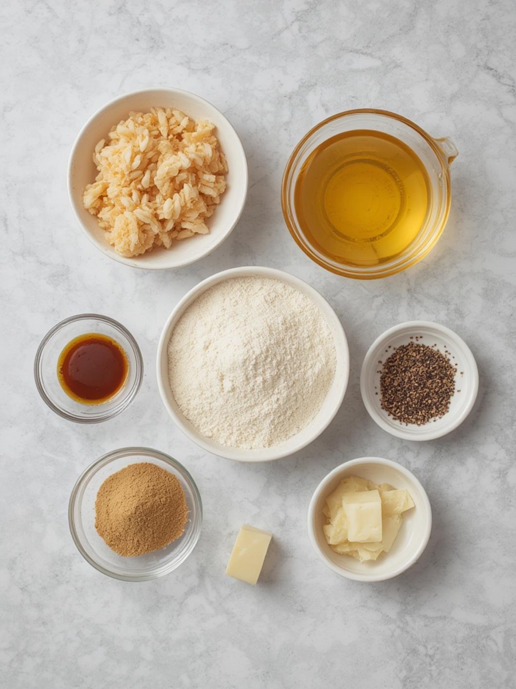 Ingredients for cabbage soup