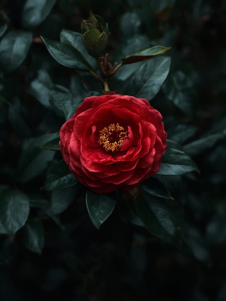 middlemist red camellia