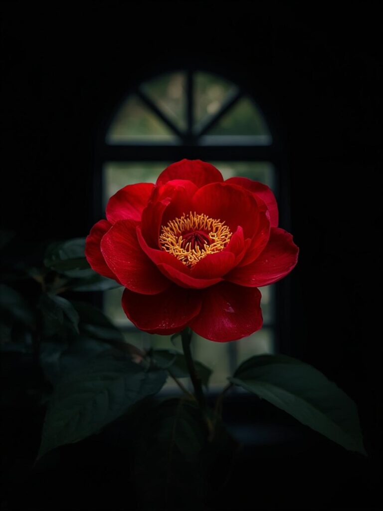 red camellia