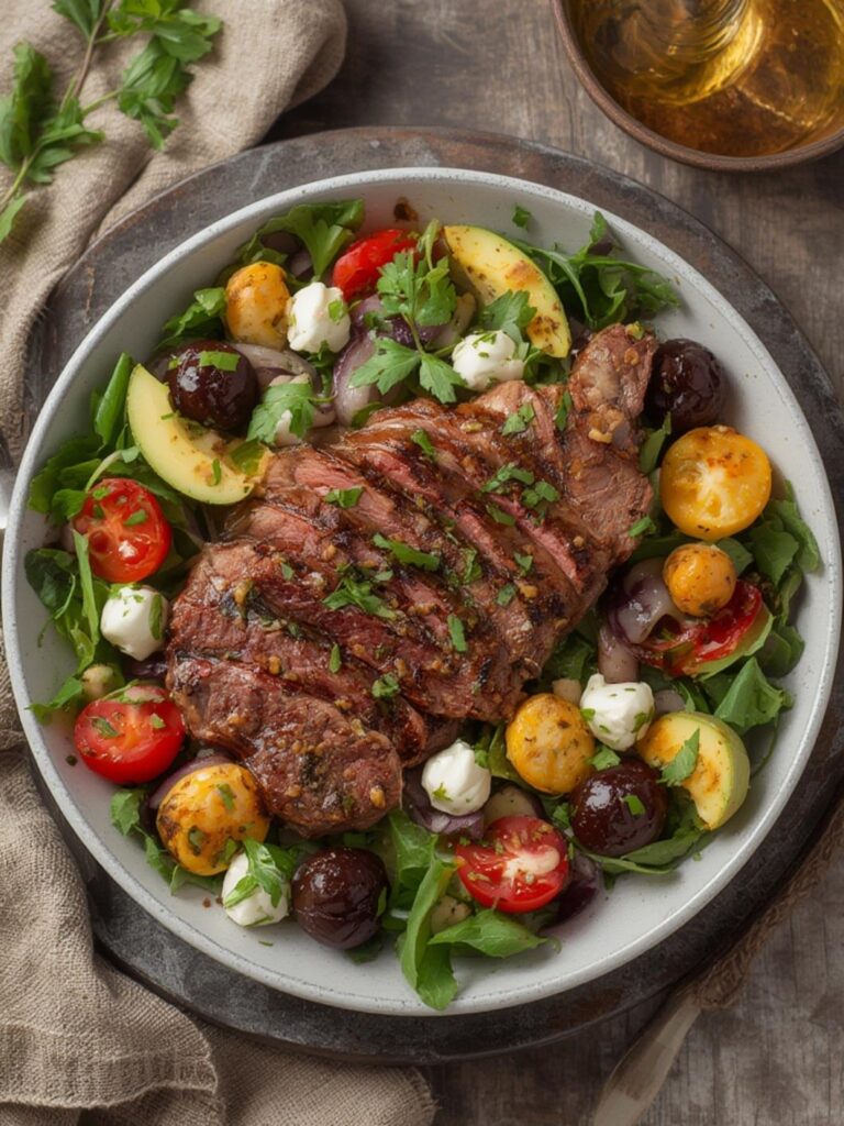 beef steak salad recipes