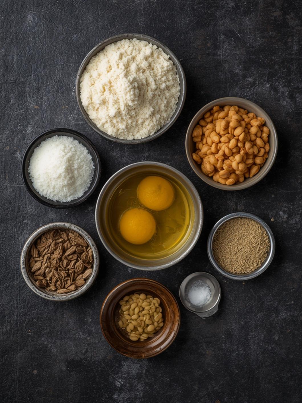Ingredients for garlic steak bites recipe