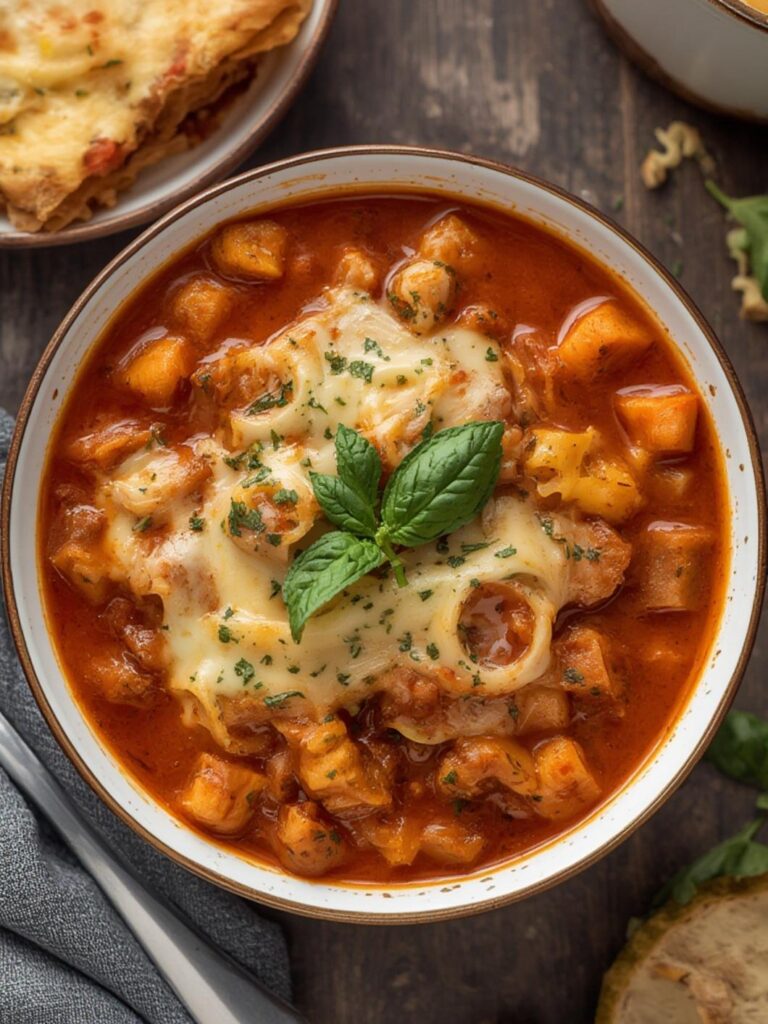 easy lasagna soup recipe
