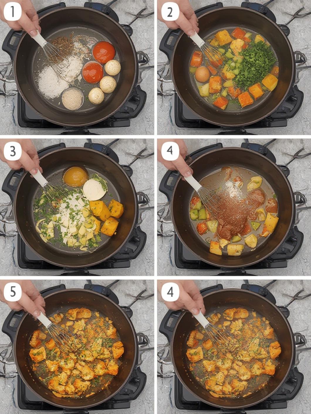 Preparation Steps for Vegetable Soup