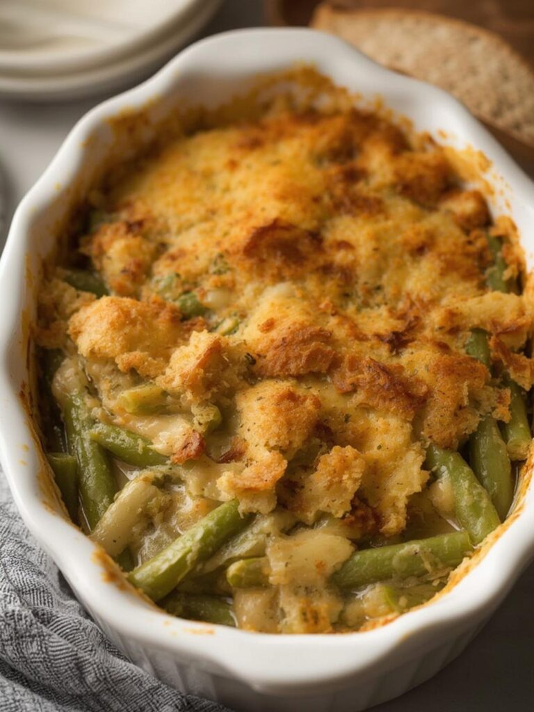 campbell soup green bean casserole recipe