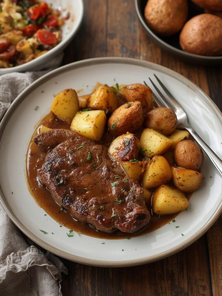 steak and potatoes recipe