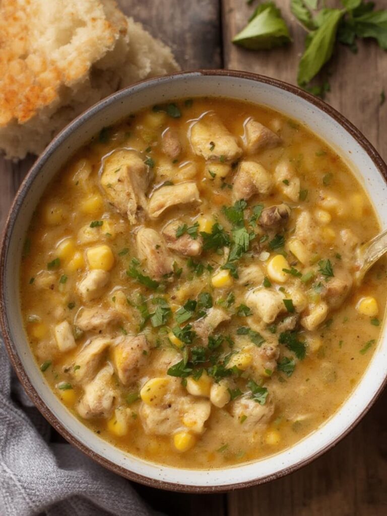 white chicken chili recipe -corn