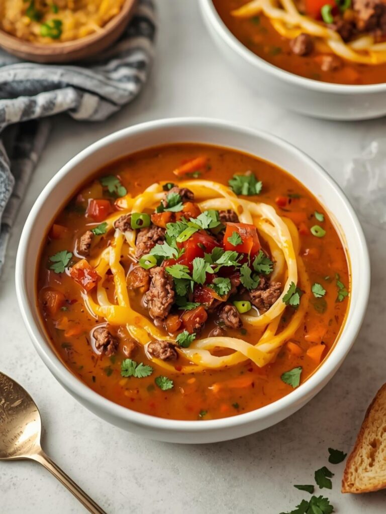 cheeseburger soup recipe