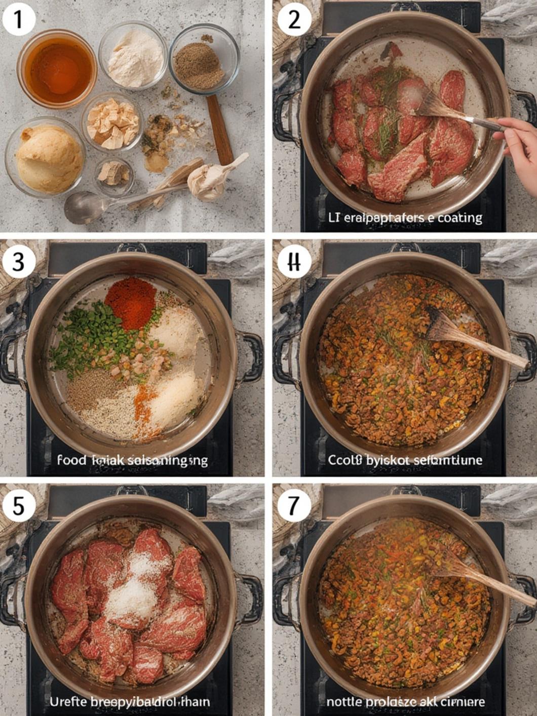 Preparing homemade Montreal steak seasoning