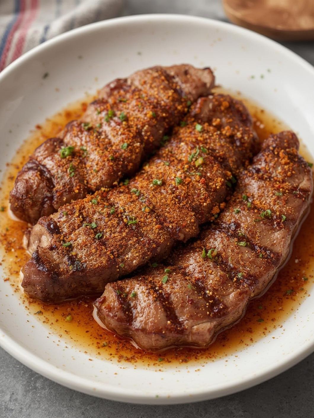 Homemade Montreal steak seasoning final result