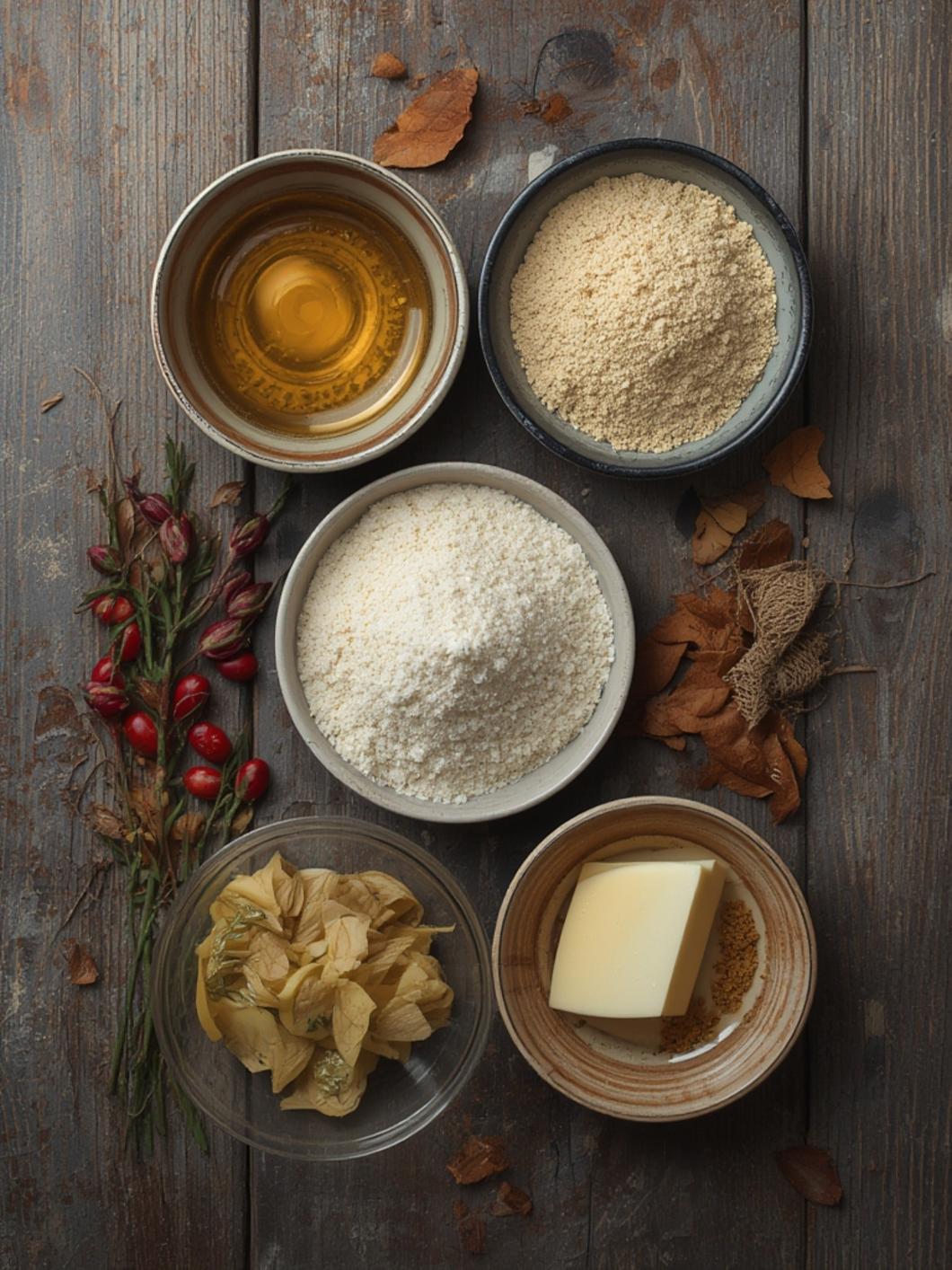 Ingredients for oven baked steak