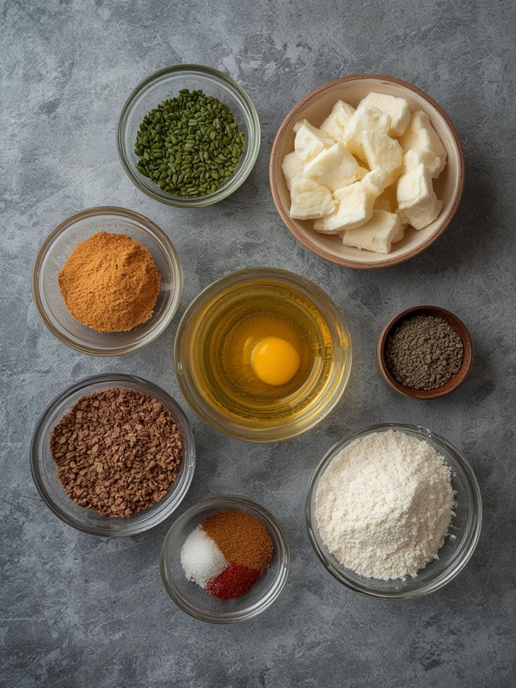 Ingredients for Salisbury Steak