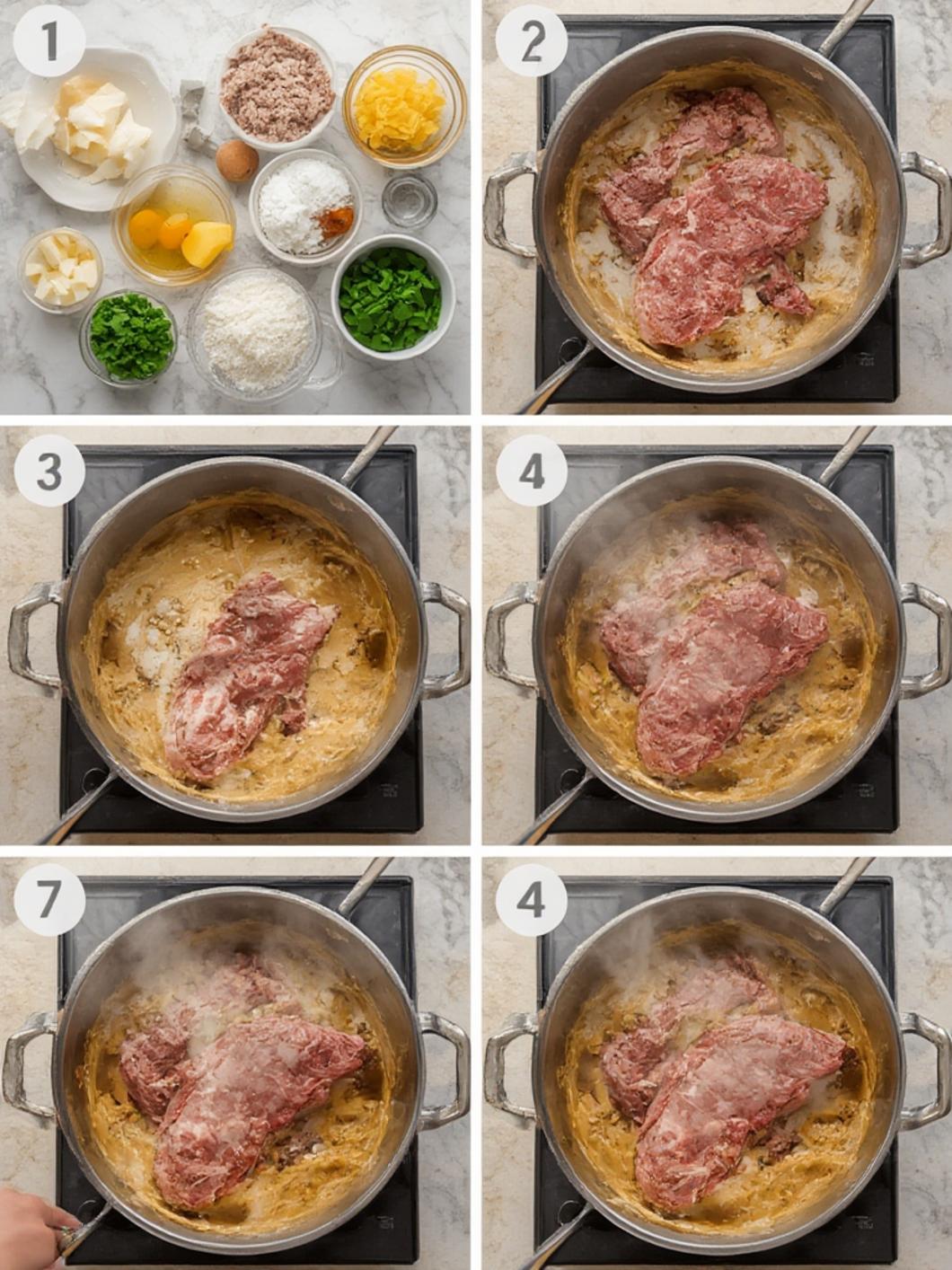 Sirloin Tip Cooking Process