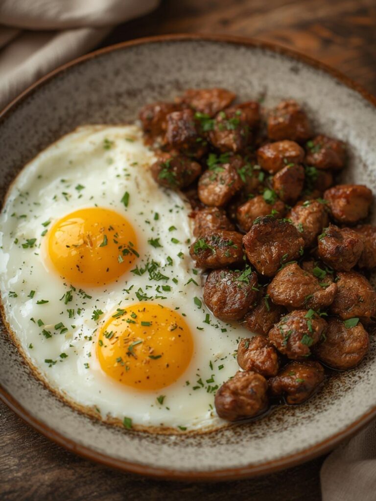 steak and eggs recipe
