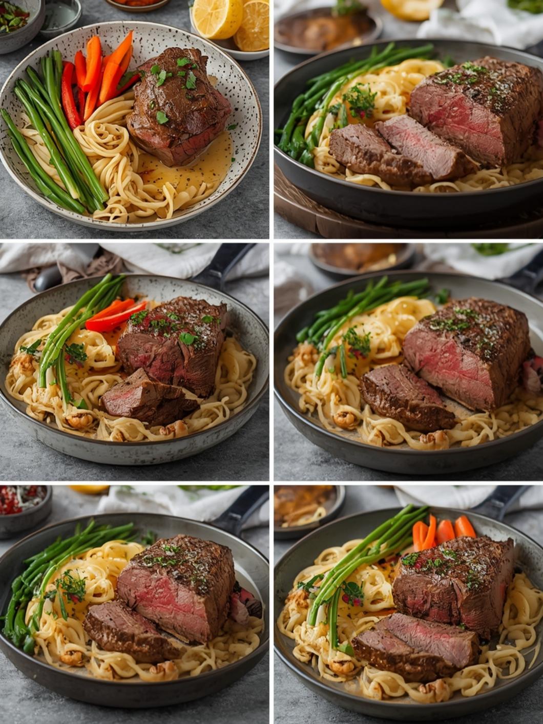 beef striploin steak recipe final result