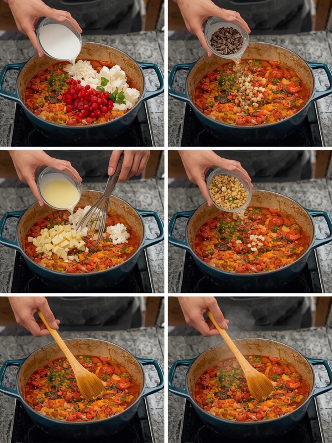 chicken taco soup recipe cooking steps