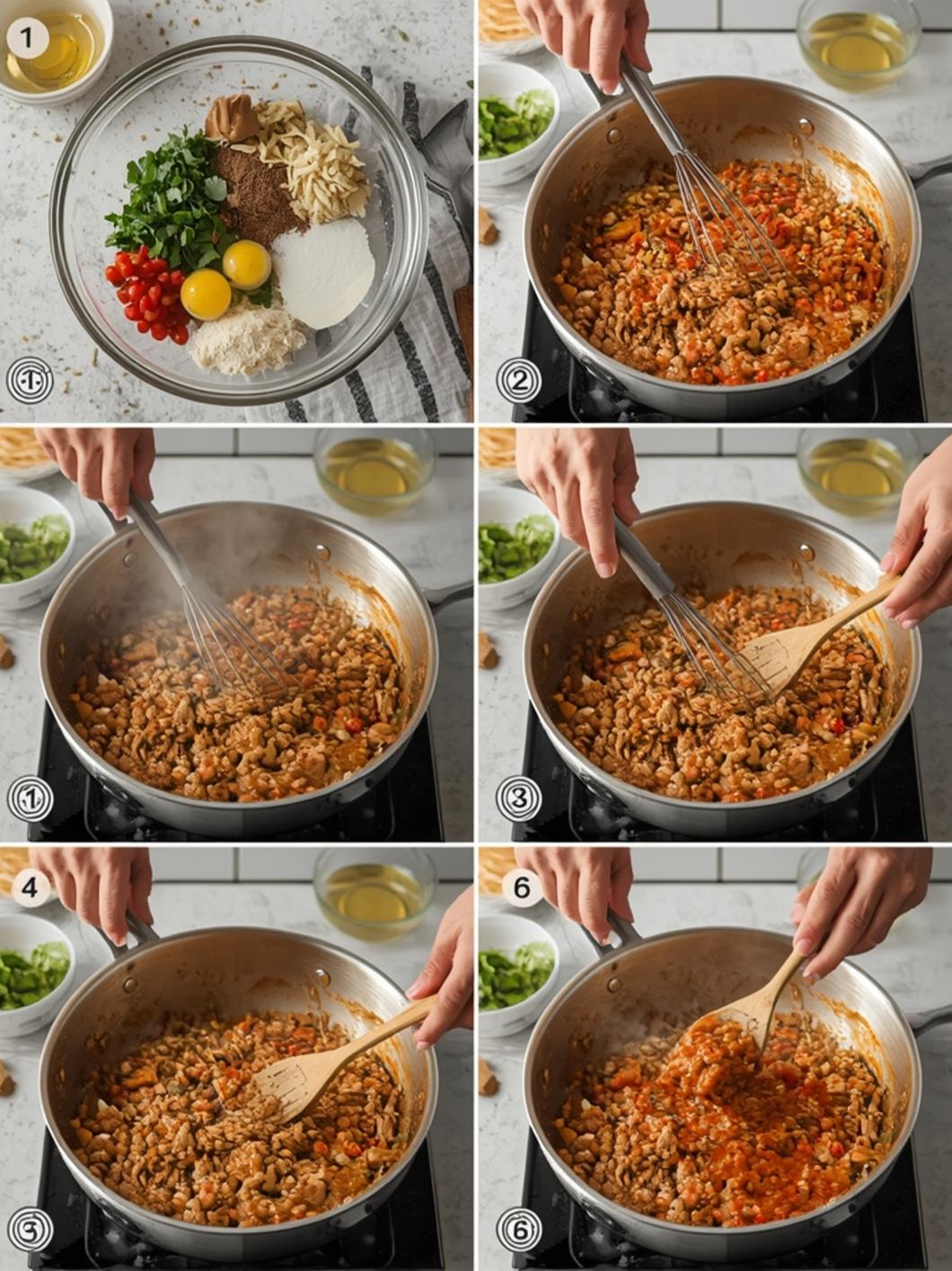 crock pot with ground beef recipes cooking steps