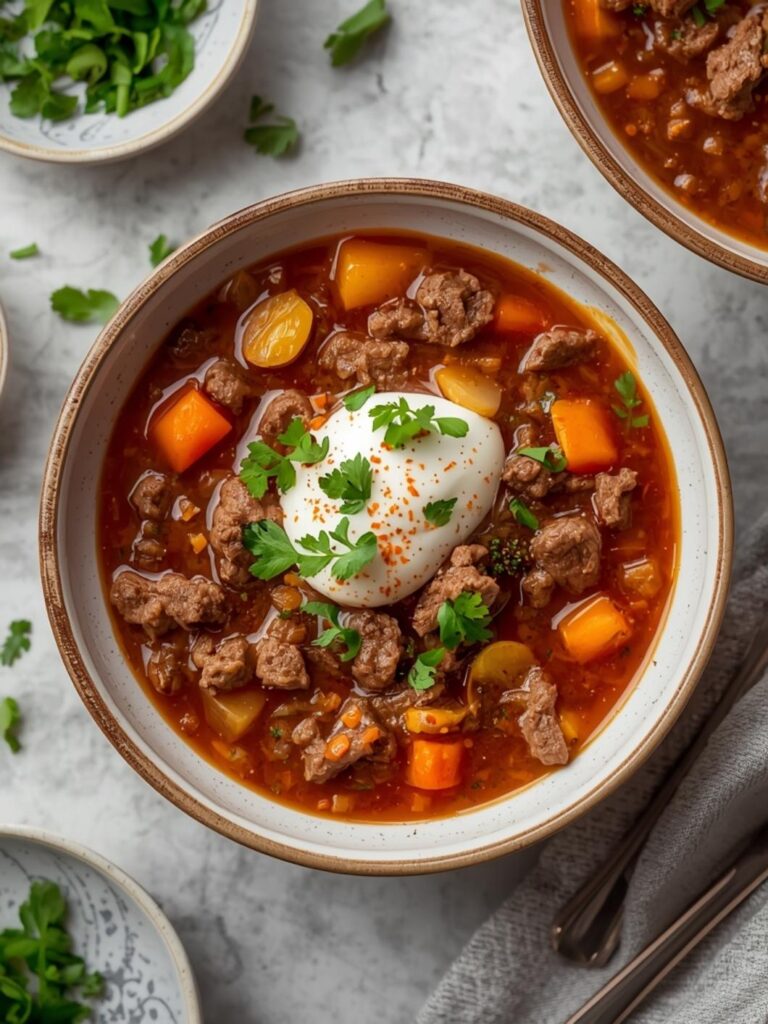ground beef soup recipes