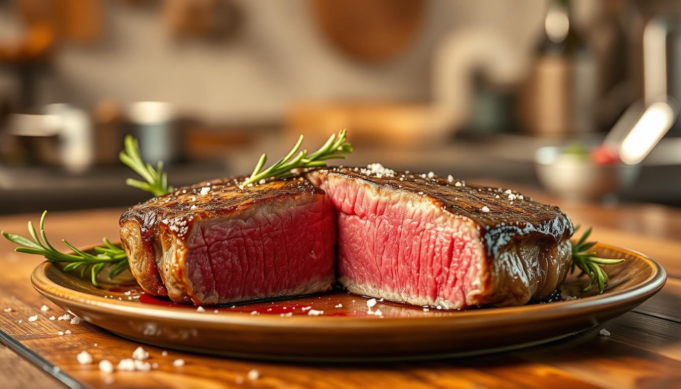 medium rare steak